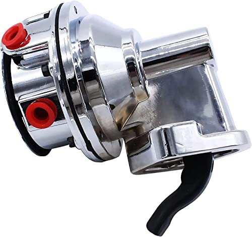 1 PC SHLPDFM Chrome Mechanical Fuel Pump 6 PSI 1/4”...