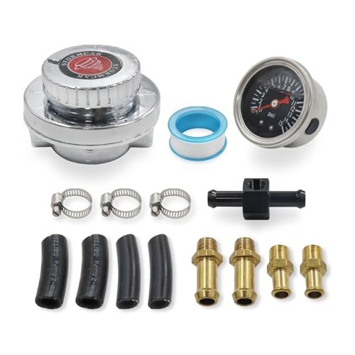 QGHAUC Manual Adjustable 1-5 Psi Fuel Pressure Regulator...