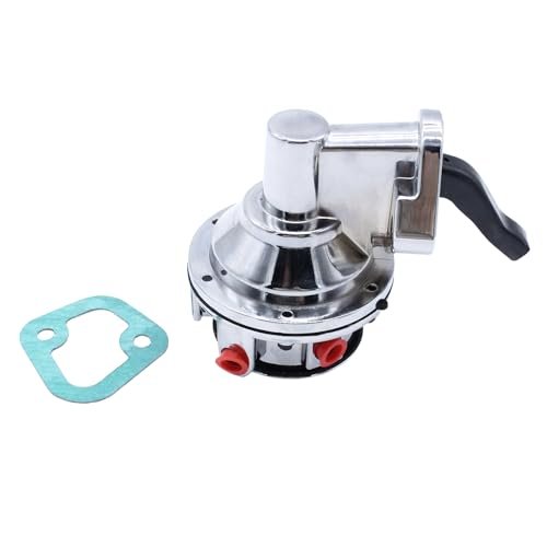 Chrome Mechanical Fuel Pump Compatible With Big Block Chevy...