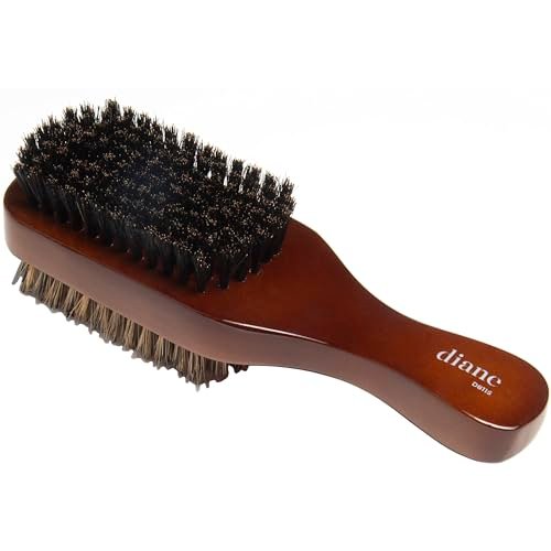 Diane Premium 100% Boar Bristle 2-Sided Club Brush for...