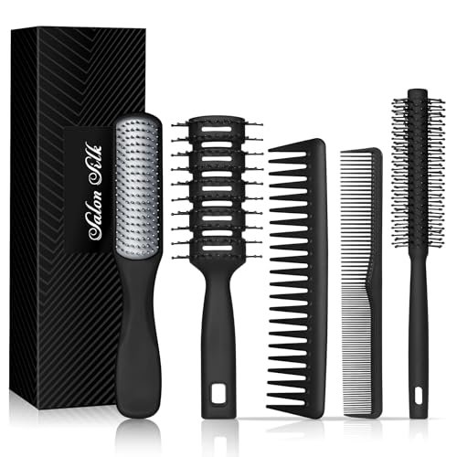 SalonSilk Hair Brush for Men, 5PCS Men Hair Brush &...