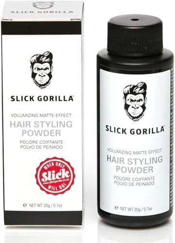 Slick Gorilla Hair Styling Powder for Men 0.70 oz (20ml)...