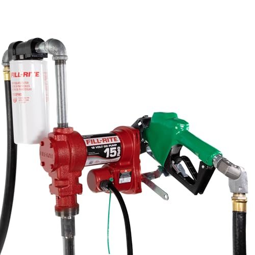 Fill-Rite FR1220HDSFQ 12V 15 GPM Fuel Transfer Pump with...