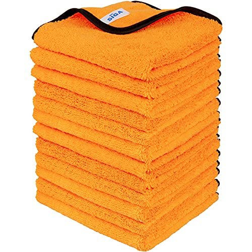 MR.SIGA Professional Premium Microfiber Towels for Cars,...