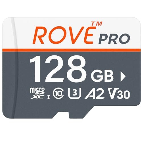 ROVE PRO Micro SD Card microSDXC 128GB Memory Card with...