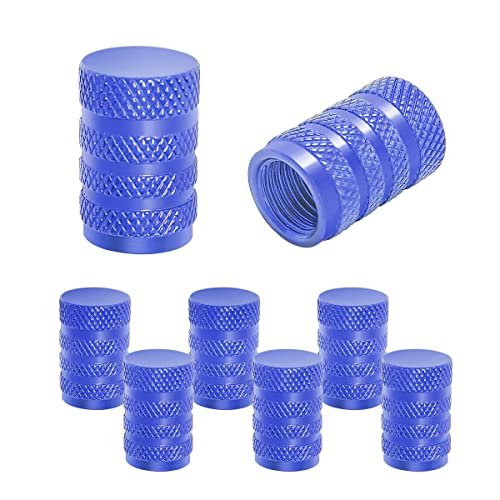 Aluminum Alloy Tire Valve Stem Caps, 8 Pcs Universal Car...