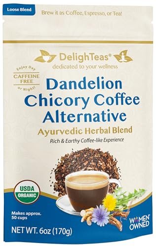 DelighTeas Organic Coffee Alternative | Ayurvedic Herbal...