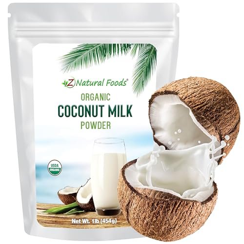 Z Natural Foods Organic Coconut Milk Powder - All-Natural...