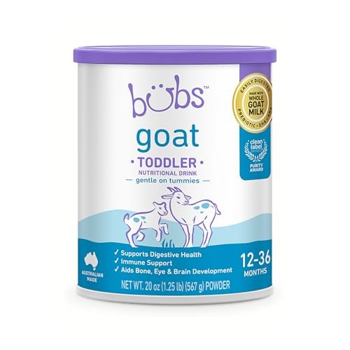 Bubs Goat Toddler Nutritional Drink, Non-GMO Whole Goat...