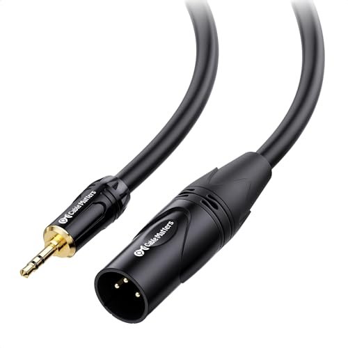 Cable Matters 3.5mm to XLR Cable - 6ft, Male to...