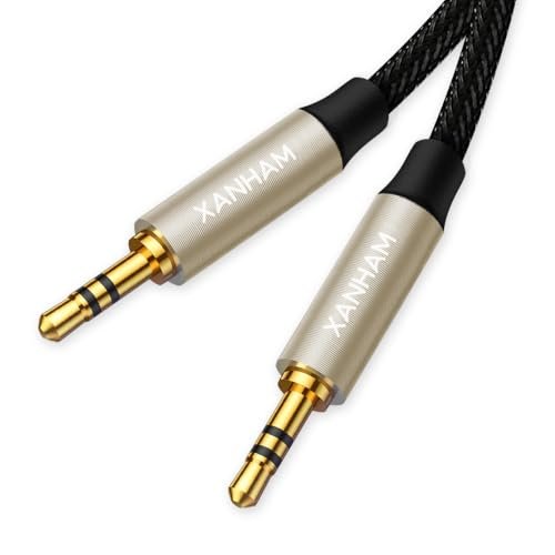 XANHAM 3.5mm TRS Stereo Aux Cable 10 Feet /3M Auxiliary...