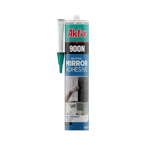 Akfix 900N Clear 100% Silicone Adhesive for Mirror (1x10.5...