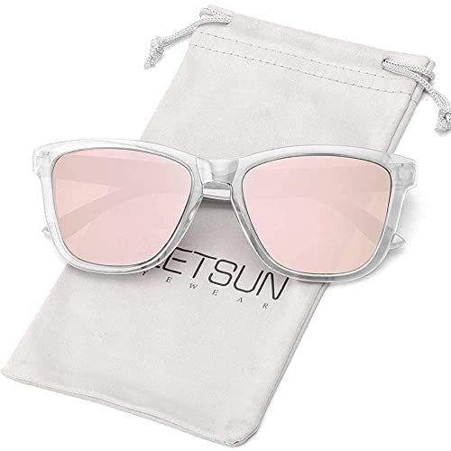 MEETSUN Polarized Sunglasses for Women Men Classic Retro...