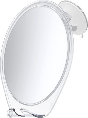 HONEYBULL Shower Mirror Fogless for Shaving - with Suction,...