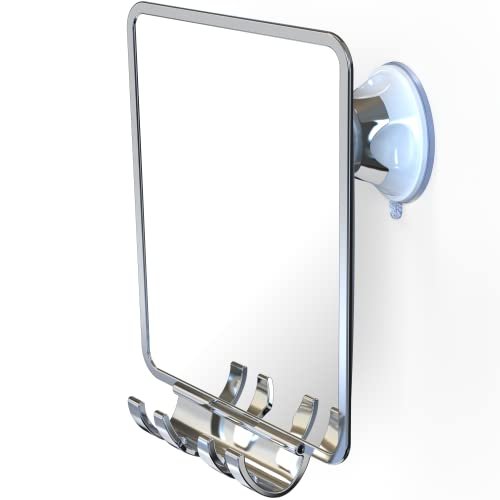 Luxo Shower Mirror, Shower Mirror fogless for Shaving with...