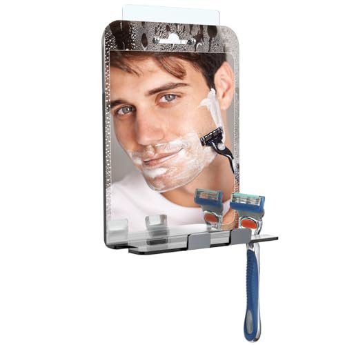 Shinowa Shower Mirror Fogless for Shaving with Razor...