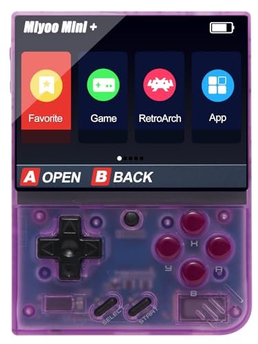 Miyoo Mini Plus Handheld Retro Game Console, Built -in...