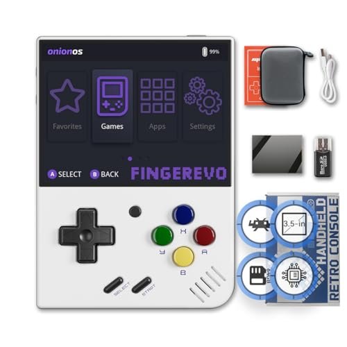 Miyoo Mini Plus OnionOS Handheld Game Console 3.5-inch...