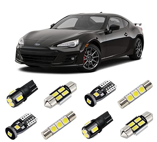 BRISHINE White Interior LED Lights Kit for Toyota 86/...