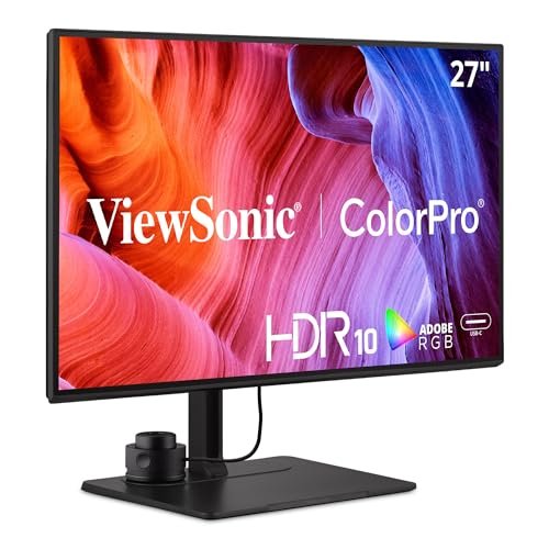 ViewSonic VP2786-4K 27 Inch Premium IPS 4K USB C Monitor...