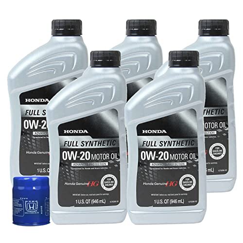 5 Quarts Genuine OEM Full Synthetic 0W-20 Engine Oil...