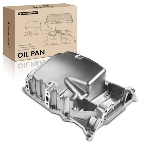 A-Premium Engine Oil Pan Sump with Drain Plug Compatible...