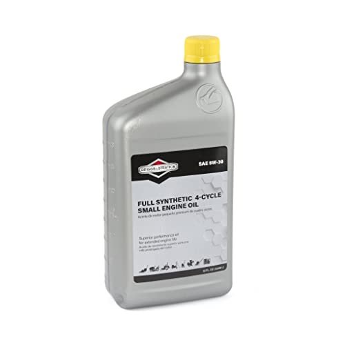 Briggs & Stratton SAE 5W-30 Synthetic Small Engine Motor...
