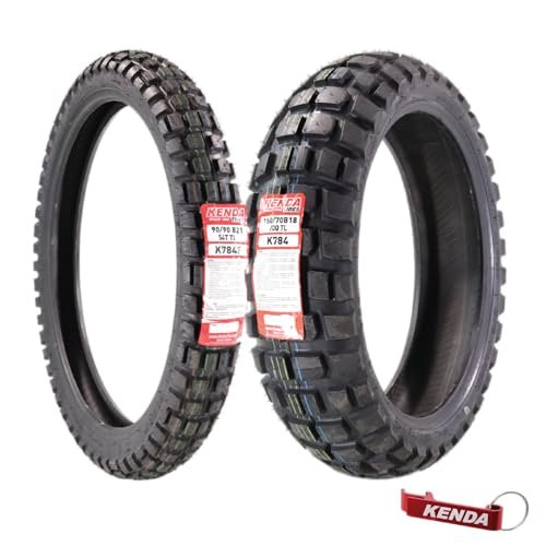 Kenda Big Block K784 90/90B21 Front and 150/70B18 Rear...