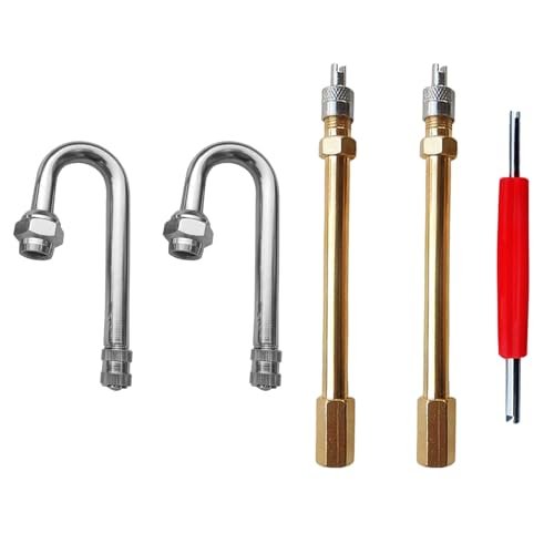 ZILAMGOO 5PCS Dually Valve Stem Extenders, Heavey Duty,...