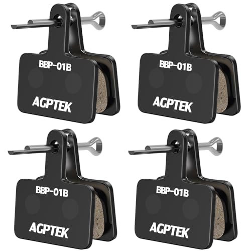 AGPTEK Bike Brake Pads, High-Performance Brake Pads, Resin...