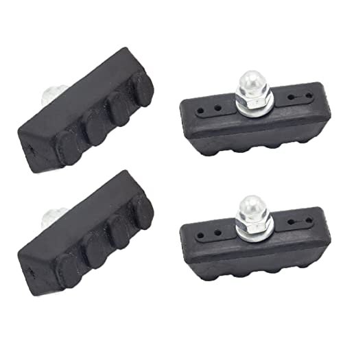 Cheerock 2 Pair Bike Brake Pads, Rubber V-Brake Pads for...