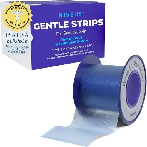 Niveus Gentle Silicone Tape Strips - Dentist Developed,...