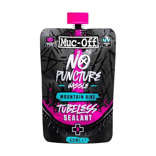 Muc-Off MTB Tubeless Sealant, 80ml - Tubeless Tire Sealant...