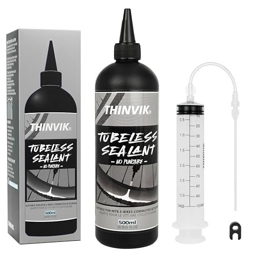 Thinvik Tubeless Bike Tire Sealant No Puncture Hassle and...