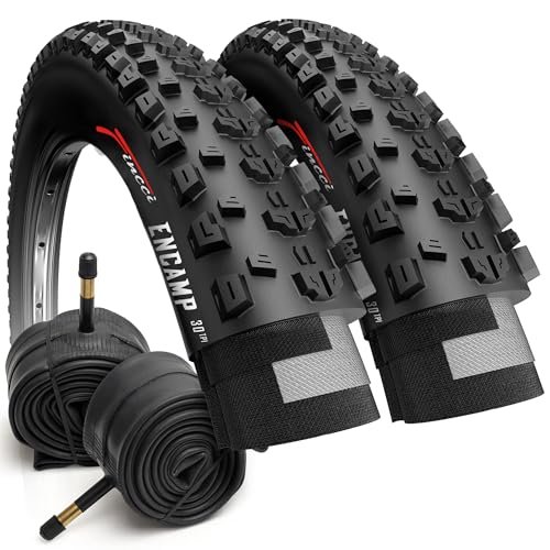 Fincci 26 x 2.25 Inch Foldable Mountain Bike Tires with...