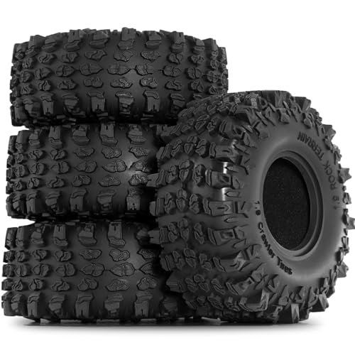 BOQEXSS RC Car Wheel Tyre Kit for TRX4 D90 for...