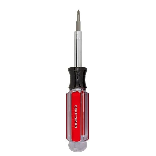 CRAFTSMAN Screwdriver Multi-Bit Set, 6 in 1, Acetate Handle...