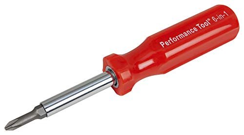 Performance Tool W975 6-in-1 Quick Change Screwdriver With...