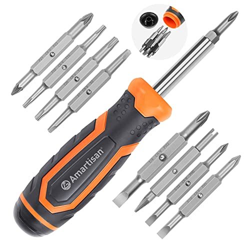 Amartisan 18-in-1 Multi-bit Screwdriver Set Tool All in...