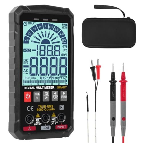 WGGE Digital Multimeter Voltmeter Smart Electrical Tester...