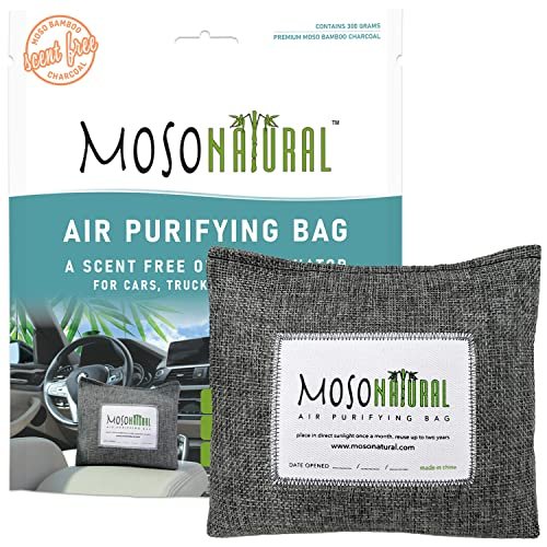 Moso Natural Car Air Freshener and Deodorizer | Long...