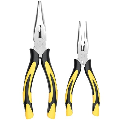 ZUZUAN Premium Long Needle Nose Pliers- 8” & 6'', Paper...