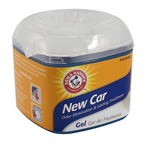 ARM & HAMMER AH8300NEC 4.5oz Gel Air Freshener, New Car,...