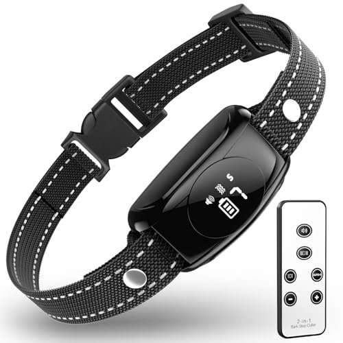 Dog Bark Collar, No Shock Bark Collar with Beep Vibration...