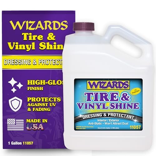 Wizards - Vinyl & Tire Shine Spray, Tire Dressing and...
