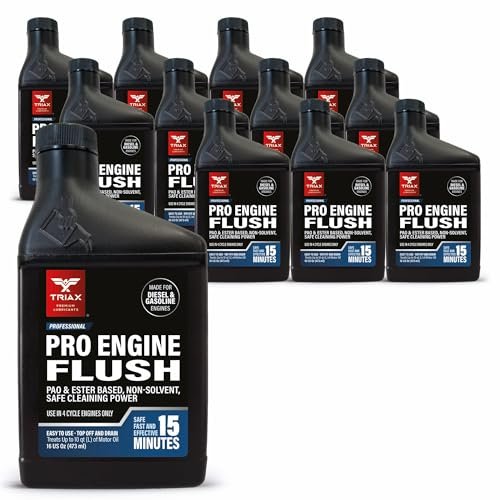 TRIAX Pro Engine Flush Oil-Based Deep Clean Motor Oil...
