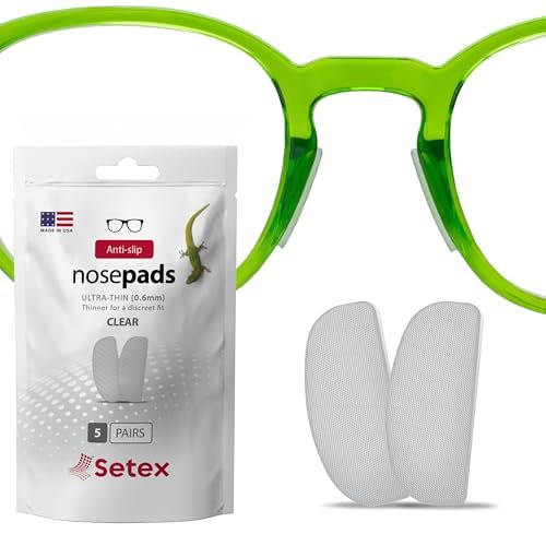 Setex Gecko Grip Ultra-Thin 0.6mm Anti Slip Eyeglass Nose...
