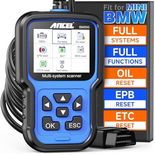 ANCEL BM500 Battery Registration Tool Fits for BMW Mini -...