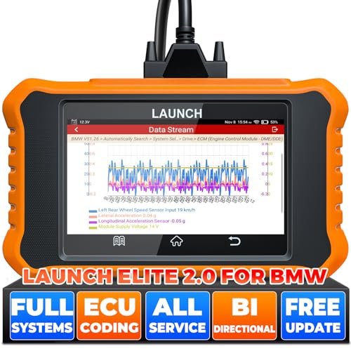 LAUNCH Creader Elite V2.0 for BMW OBD2 Scanner, 2025 Full...
