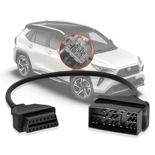 AMHTDOL OBD Adapter Fit for Toyota 22 Pin OBD1 to...